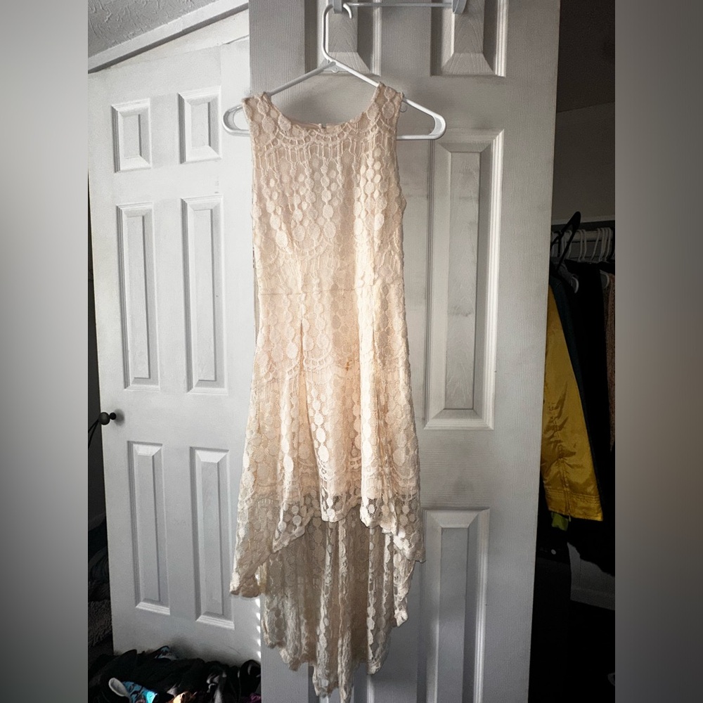xhilaration white lace dress